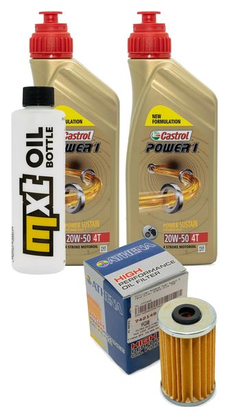 Inspektionspaket 2L 20W-50 + Ölfilter + 1x Zündkerze für Kymco Grand Dink 125 ccm