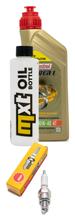 Kit d'inspection 1L 10W-40 + filtre à huile + 1x bougie pour Kymco Heroism 125 ccm