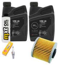 Inspectiepakket 2L 10W-40 + Oliefilter + 1x Bougie voor Kymco Super Dink 125 ccm