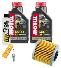 Inspektionspaket 2L 10W-40 + Ölfilter + 1x Zündkerze für Kymco Super Dink 125 ccm