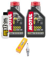 Inspectiepakket 2L 10W-40 + Oliefilter + 1x Bougie voor Kymco Super Dink 125 ccm