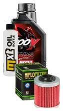 Inspectiepakket 1L 15W-50 + Oliefilter + 1x Bougie voor Kymco Movie XL 125 ccm