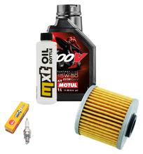 Kit d'inspection 1L 15W-50 + filtre à huile + 1x bougie pour Kymco Movie S i 125 ccm