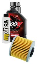 Kit d'inspection 1L 15W-50 + filtre à huile + 1x bougie pour Kymco Movie S i 125 ccm
