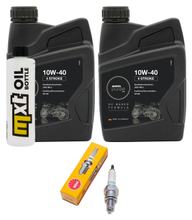 Kit d'inspection 2L 10W-40 + filtre à huile + 1x bougie pour Kymco People S 125 / 200 ccm