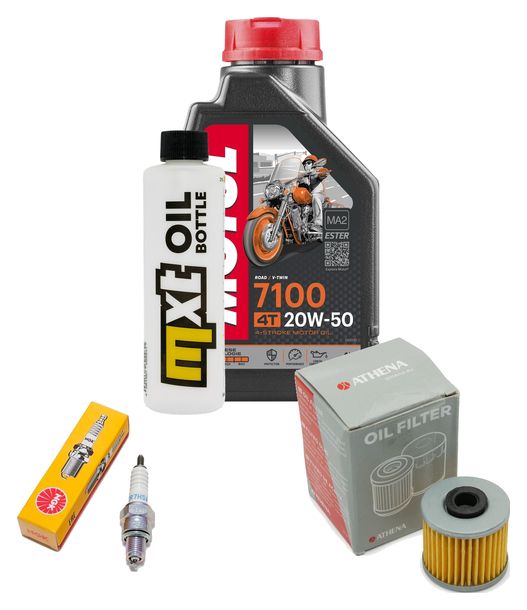 Inspektionspaket 1L 20W-50 + Ölfilter + 1x Zündkerze für Kymco People GTi 125 ccm