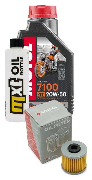 Inspektionspaket 1L 20W-50 + Ölfilter + 1x Zündkerze für Kymco People GTi 125 ccm