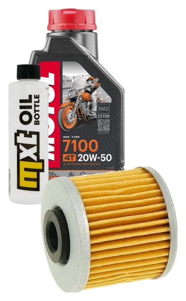 Inspektionspaket 1L 20W-50 + Ölfilter + 1x Zündkerze für Kymco People GTi 125 ccm