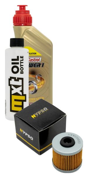 Inspektionspaket 1L 20W-50 + Ölfilter + 1x Zündkerze für Kymco People GTi 125 ccm