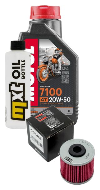 Inspektionspaket 1L 20W-50 + Ölfilter + 1x Zündkerze für Kymco People GTi 125 ccm