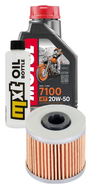 Inspektionspaket 1L 20W-50 + Ölfilter + 1x Zündkerze für Kymco People GTi 125 ccm