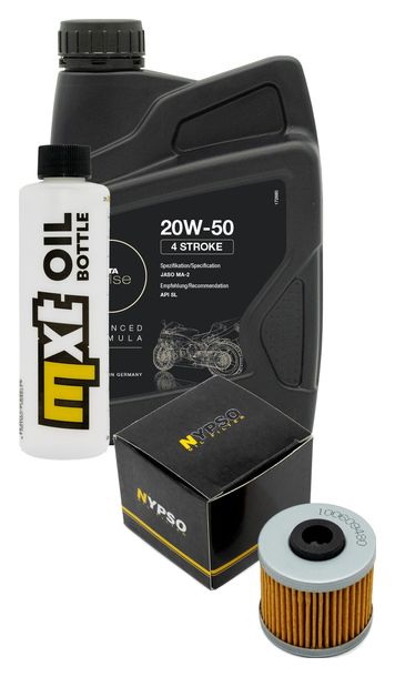 Inspektionspaket 1L 20W-50 + Ölfilter + 1x Zündkerze für Kymco People GTi 125 ccm