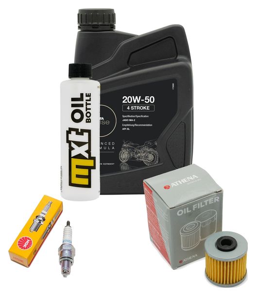 Inspektionspaket 1L 20W-50 + Ölfilter + 1x Zündkerze für Kymco People GTi 125 ccm