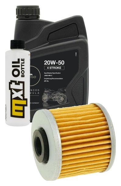 Inspektionspaket 1L 20W-50 + Ölfilter + 1x Zündkerze für Kymco People GTi 125 ccm