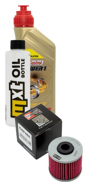 Inspektionspaket 1L 20W-50 + Ölfilter + 1x Zündkerze für Kymco People GTi 125 ccm