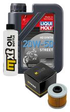 Pacote de Inspeção 1L 20W-50 + Filtro de Óleo + 1x Vela de Ignição para Kymco People GTi 125 ccm