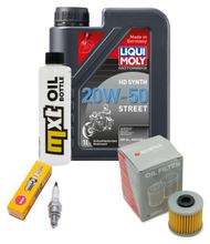Paquete de inspección 1L 20W-50 + filtro de aceite + 1x bujía para Kymco People GTi 125 ccm