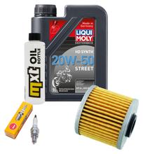 Inspectiepakket 1L 20W-50 + Oliefilter + 1x Bougie voor Kymco People GTi 125 ccm