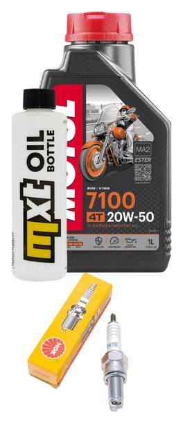 Inspektionspaket 1L 20W-50 + Ölfilter + 1x Zündkerze für Kymco Yager GT i 200 ccm