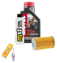 Inspectiepakket 1L 20W-50 + Oliefilter + 1x Bougie voor Kymco Yager GT i 200 ccm