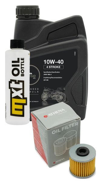 Inspektionspaket 1L 10W-40 + Ölfilter + 1x Zündkerze für Kymco K-XCT i 125 ccm