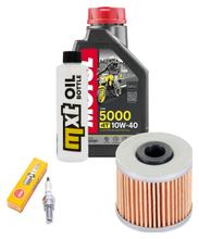Inspectiepakket 1L 10W-40 + Oliefilter + 1x Bougie voor Kymco K-XCT i 125 ccm