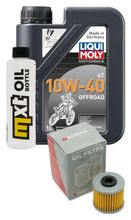 Inspectiepakket 1L 10W-40 + Oliefilter + 1x Bougie voor Kymco K-XCT i 125 ccm