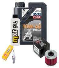 Inspectiepakket 1L 10W-40 + Oliefilter + 1x Bougie voor Kymco K-XCT i 125 ccm