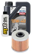 Inspectiepakket 1L 10W-40 + Oliefilter + 1x Bougie voor Kymco K-XCT i 125 ccm