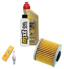 Inspectiepakket 1L 10W-40 + Oliefilter + 1x Bougie voor Kymco K-XCT i 125 ccm
