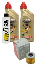 Inspektionspaket 2L 15W-40 + Ölfilter + 1x Zündkerze für Kymco Downtown i 300 ccm