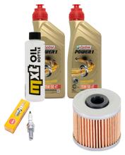 Inspectiepakket 2L 15W-40 + Oliefilter + 1x Bougie voor Kymco Downtown i 300 ccm