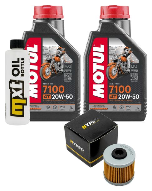 Inspektionspaket 2L 20W-50 + Ölfilter + 1x Zündkerze für Kymco People GTi 300 ccm