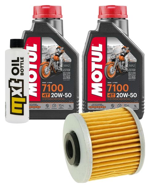 Inspektionspaket 2L 20W-50 + Ölfilter + 1x Zündkerze für Kymco People GTi 300 ccm