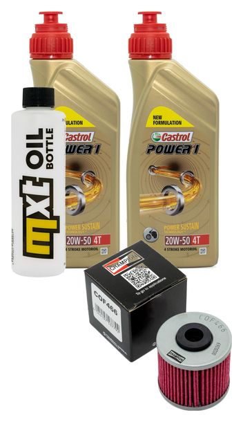 Inspektionspaket 2L 20W-50 + Ölfilter + 1x Zündkerze für Kymco People GTi 300 ccm