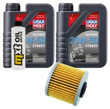 Pacchetto di ispezione 2L 20W-50 + filtro olio + 1x candela per Kymco People GTi 300 ccm