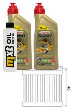 Inspectiepakket 2L 10W-40 + Oliefilter + 1x Bougie voor Kymco Xciting i 400 ccm
