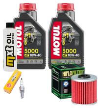 Inspektionspaket 2L 10W-40 + Ölfilter + 1x Zündkerze für Kymco Xciting i 400 ccm