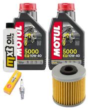 Paquete de inspección 2L 10W-40 + filtro de aceite + 1x bujía para Kymco Xciting i 400 ccm