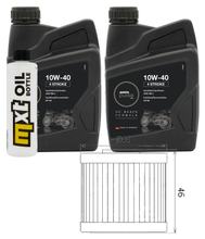 Inspectiepakket 2L 10W-40 + Oliefilter + 1x Bougie voor Kymco Xciting i 400 ccm