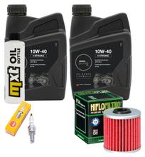 Inspektionspaket 2L 10W-40 + Ölfilter + 1x Zündkerze für Kymco Xciting i 400 ccm