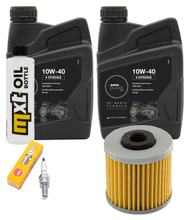 Inspectiepakket 2L 10W-40 + Oliefilter + 1x Bougie voor Kymco Xciting i 400 ccm
