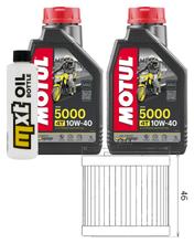 Inspectiepakket 2L 10W-40 + Oliefilter + 1x Bougie voor Kymco Xciting i 400 ccm