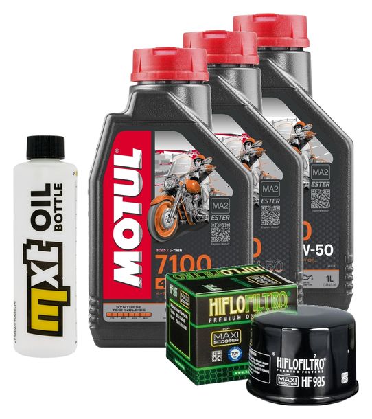Inspektionspaket 3L 20W-50 + Ölfilter + 1x Zündkerze für Kymco MyRoad i 700 ccm