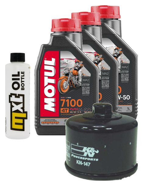 Inspektionspaket 3L 20W-50 + Ölfilter + 1x Zündkerze für Kymco MyRoad i 700 ccm