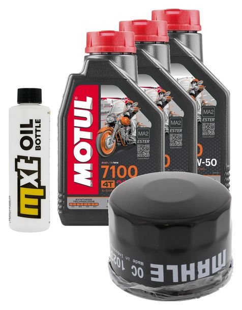 Inspektionspaket 3L 20W-50 + Ölfilter + 1x Zündkerze für Kymco MyRoad i 700 ccm