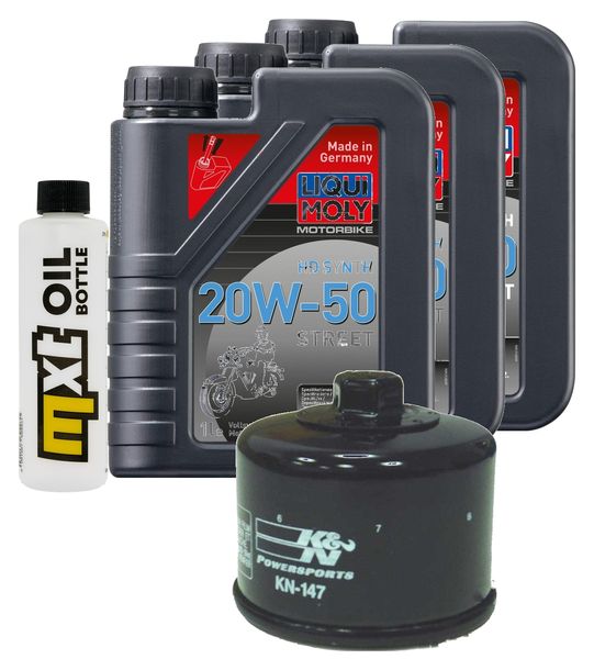 Inspektionspaket 3L 20W-50 + Ölfilter + 1x Zündkerze für Kymco MyRoad i 700 ccm