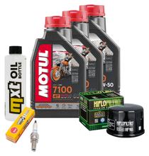 Inspektionspaket 3L 20W-50 + Ölfilter + 1x Zündkerze für Kymco MyRoad i 700 ccm