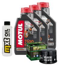 Inspekční balíček 3L 20W-50 + olejový filtr + 1x zapalovací svíčka pro Kymco MyRoad i 700 ccm