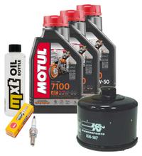 Inspektionspaket 3L 20W-50 + Ölfilter + 1x Zündkerze für Kymco MyRoad i 700 ccm